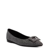 Rhinestone Ballet Flat BLACK view