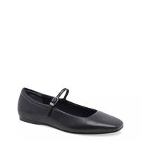 Reyes Mary Jane Ballet Flat Black Leather view