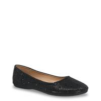 Women's Julia-01 Rhinestone Ballet Flat BLACK view