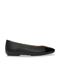 Women's Danser Ballet Flat BLACK LEATHER view