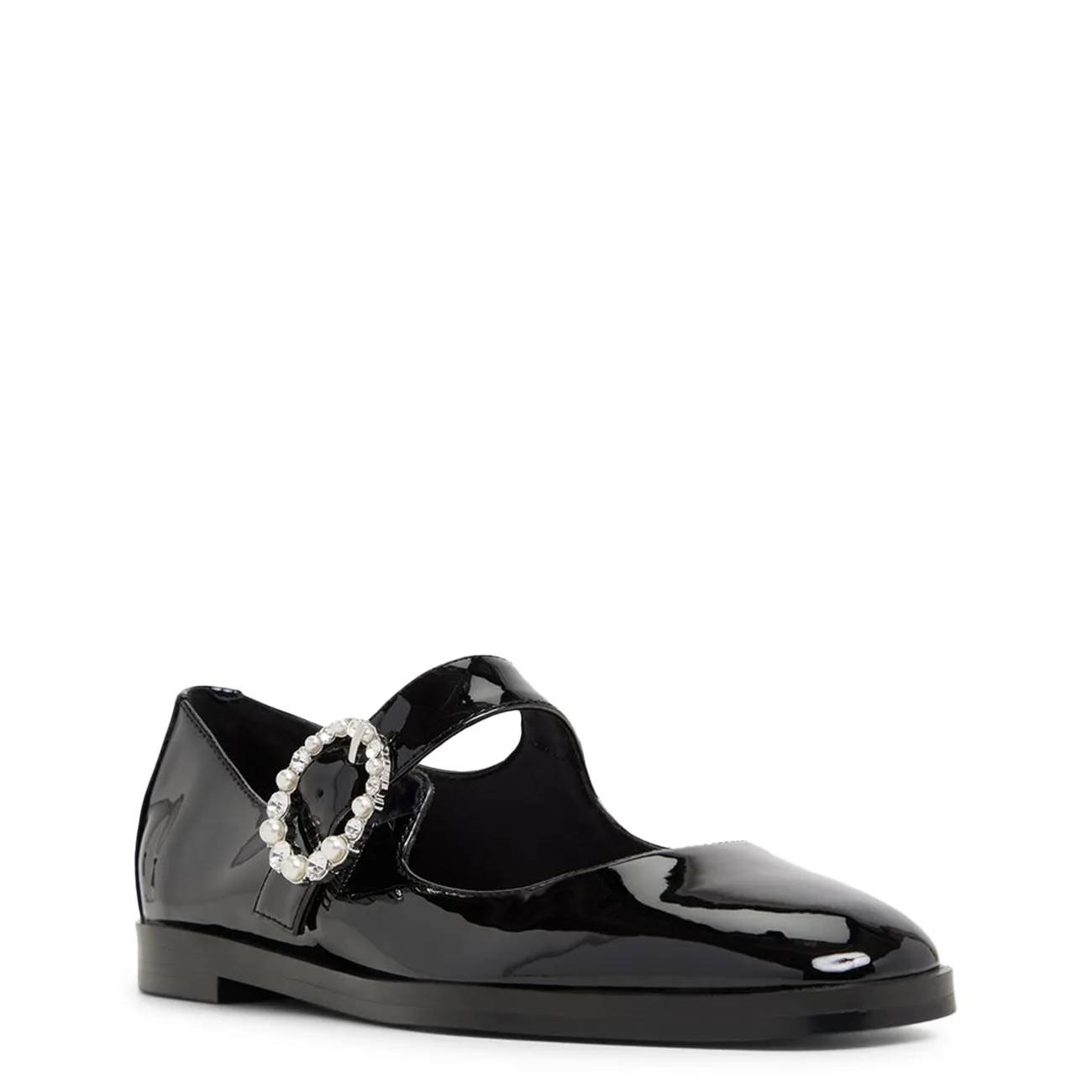 Aldo Women's Arabella Rhinestone Buckle Loafer