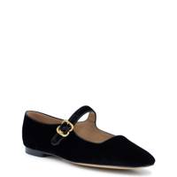 Women's Michaela MJ Flat BLACK CANVAS 0 view
