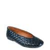 Women's Willow Woven Ballet Flat BLACK LEATHER view