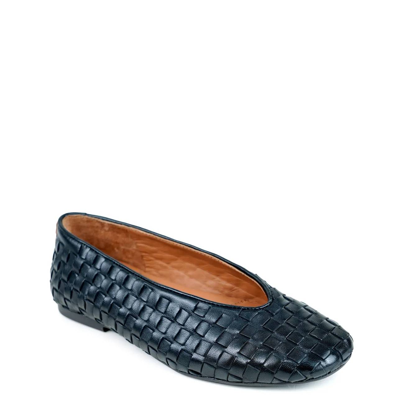 Gentle Souls Women's Willow Woven Ballet Flat