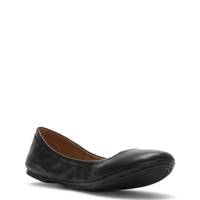 Women's Emmie Ballet Flat BLACK/OILED CABRETTA view