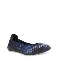Women's Catwalk Ballet Flat JEANS COMBO view