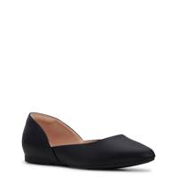 Women's Alice Wide Width Ballet Flat BLACK WIDE view