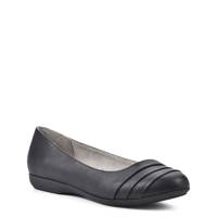 Women's Clara Wide Width Ballet Flat BLACK view