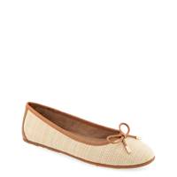 Women's Pia Ballet Flat NATURAL RAFFIA view