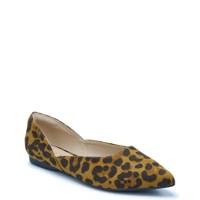 Alice-02T Wide Width Ballet Flat Leopard view