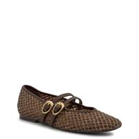 Women's Aretha Suede Shoe CHOCOLATE DARK BROWN LEATHER view