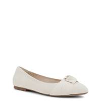 Women's Meesha Wide Width Ballet Flat BEIGE WIDE view