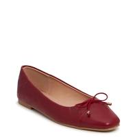 Quilted Ballet Flat Red view