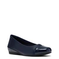 Women's Cathrynn Dusk Ballet Flat NAVY LEATHER view