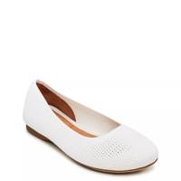 Poppy Ballet Flat White view