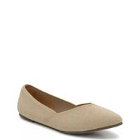 Jayde Flat GOLD METALLIC WIDE view
