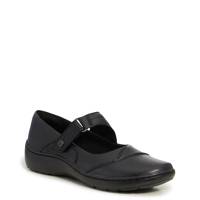 Women's Cora Gema Mary Jane Flat Black Leather view