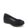 Women's Tara Flat BLACK LEATHER view