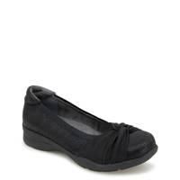 Women's Tara Flat BLACK LEATHER view