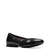 Women's Jazmynn Gem Ballet Flat BLACK LEATHER view