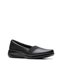 Women's Kaetlyn Rhea Slip On BLACK LEATHER view