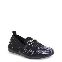 Women's Regina Crystals Sneaker BLACK view