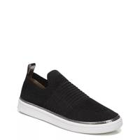 Women's Navigate Slip-On Wide Width Sneaker Black Wide view