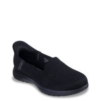 Women's Hands Free Slip-ins: On-the-GO Flex Camellia Slip-On BLACK WIDE view