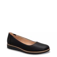 Women's Idea Ballet Skimmer Wide Width Flat BLACK view
