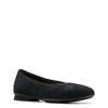 Women's Jazmynn Gem Ballet Flat BLACK SUEDE view