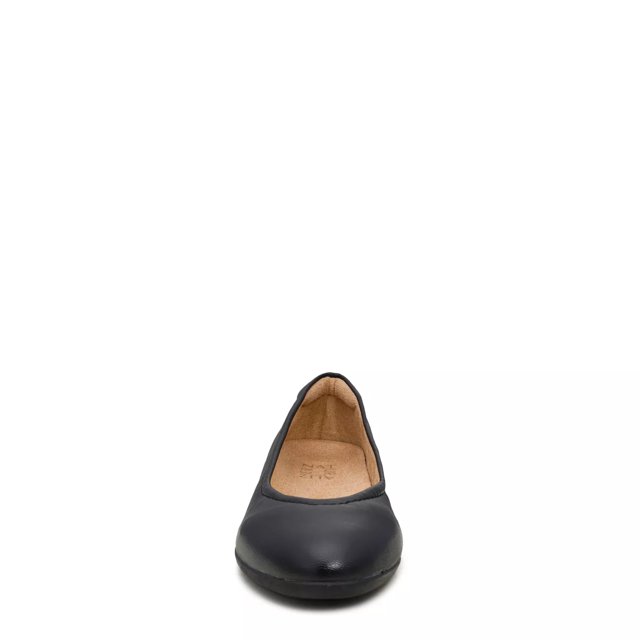 Women's Vivienne Leather Wide Width Ballet Flat