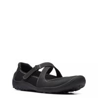 Women's Fiana Aubrie Wide Mary Jane Black Leather view