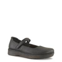 Women's Martinos Wide Width Mary Jane Flat BLACK/JET view