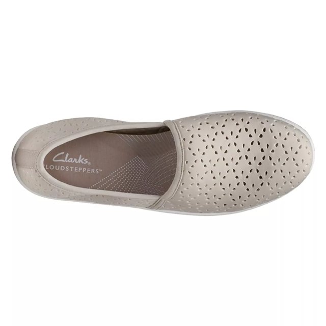 Clarks Breeze Emily Scarpe Donna Slip-On – Comode E Traforate, 39 EU (Verde Oliva) - 2