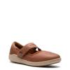 Women's Bryianne Janey Mary Jane Flat TAN LEATHER view