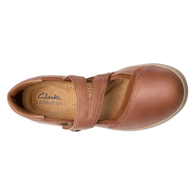 (取寄) クラークス レディース ジェニー Clarks women Bryianne Janey Tan Leather Clarks Women's Bryianne Janey Mary Jane Flat | DSW Canada