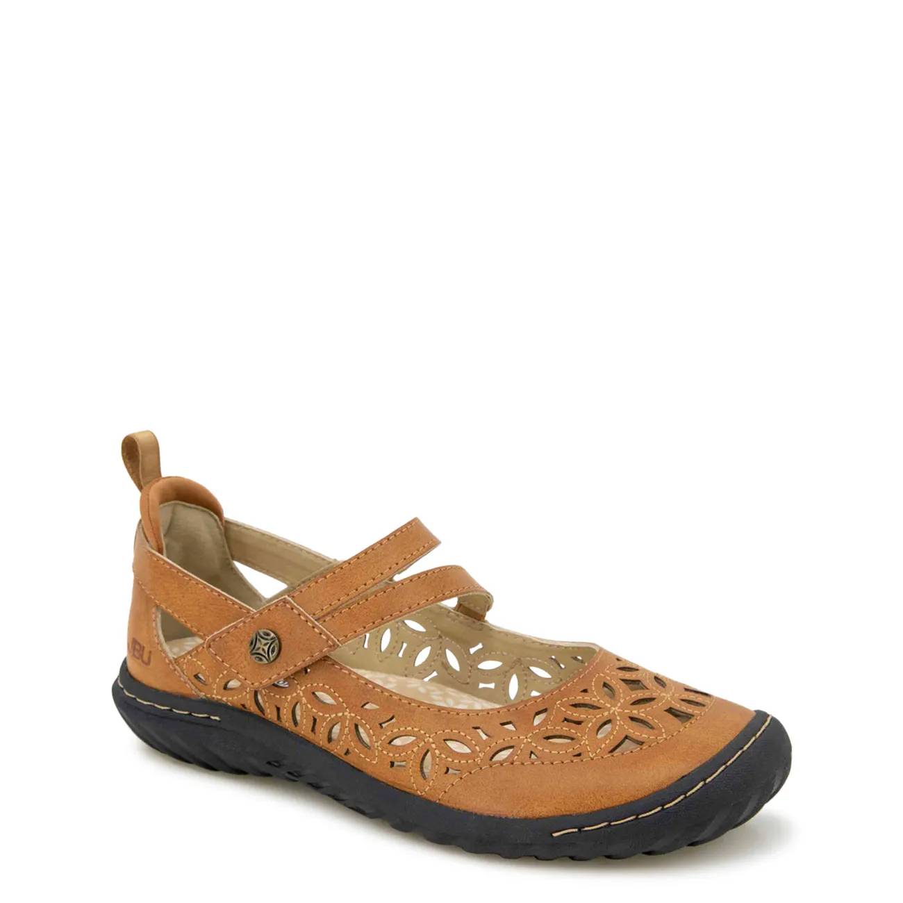 JBU by Jambu Womens Bellerose Enco Wide Width Flat Shoe