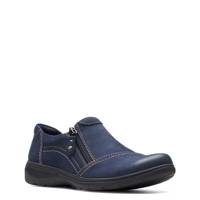Women's Carleigh Ray Slip-On NAVY LEATHER WIDE view