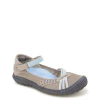 Women's Maya Flat LIGHT GREY/BLUE view