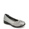 Women's Tara Flat GUNMETAL LEATHER view