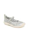 Women's Anne Mary Jane Flat Silver Shimmer view