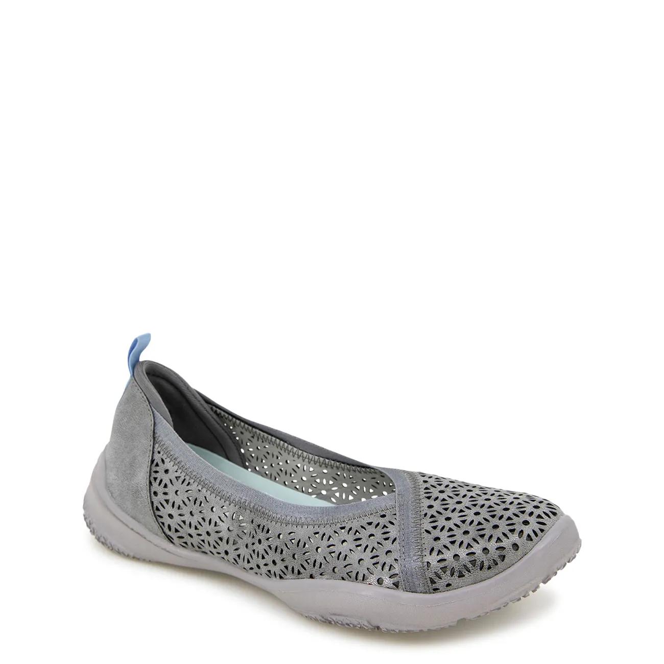 Jbu Women's Emma Ballet Flat In Gray