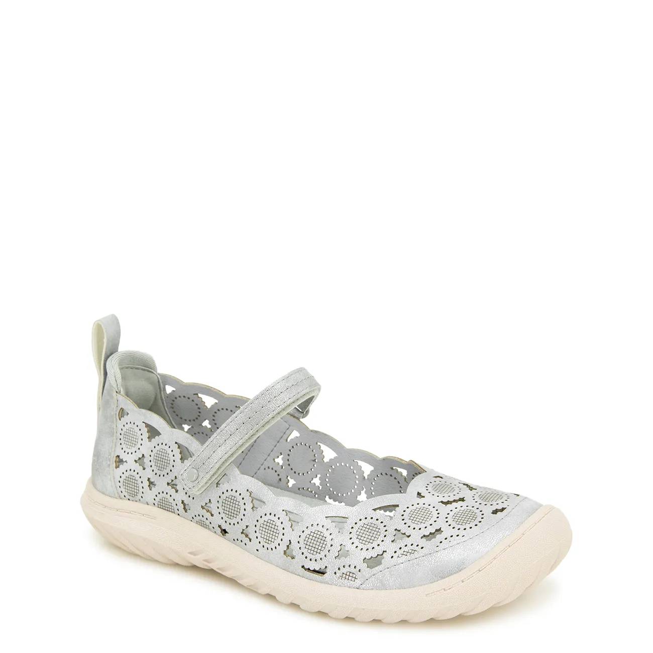 JBU Women's Anne Wide Width Mary Jane Flat