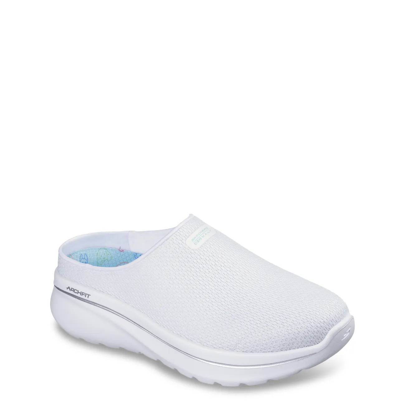 Skechers Women's Relaxed Fit Go Walk Arch Fit N'Joy Katie Wide Width Mule