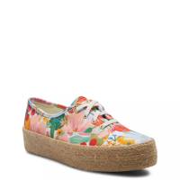 Women's Keds X Rifle Paper Co. The Platform Sneaker White/Multi view