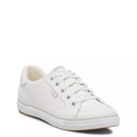 Women's Center III Leather Sneaker WHITE LEATHER view