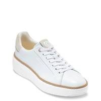 Women's GP Topspin Sneaker Leather WHITE LEATHER view