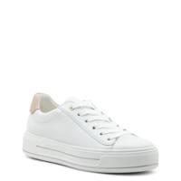 Women's Carol Wide Width Sneaker WHITE & SAND view