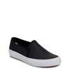 Women's Double Decker Slip-On Sneaker Black Leather view
