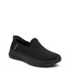 Women's Hands Free Slip-Ins Go Walk Flex Relish Wide Width Slip-On Sneaker BLACK WIDE view